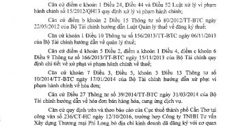 hướng dẫn xử phạt vi phạm hành chính về hóa đơn, về thủ tục thuế xử phạt vi phạm hành chính về hóa đơn